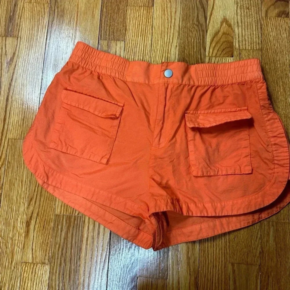 Urban Outfitters Orange Shorts - Picture 1 of 4